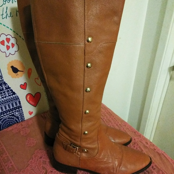 Michael Kors Tall Leather Boots - Picture 2 of 10